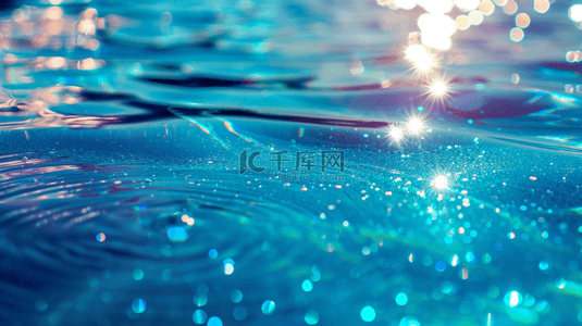 游泳背景图片_室内泳池水面微光粼粼的背景