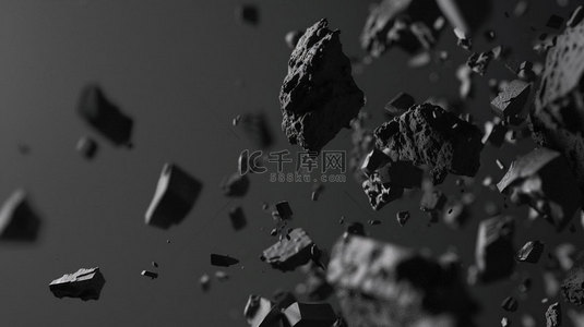 粉末背景图片_黑色粉末碎石合成创意素材背景