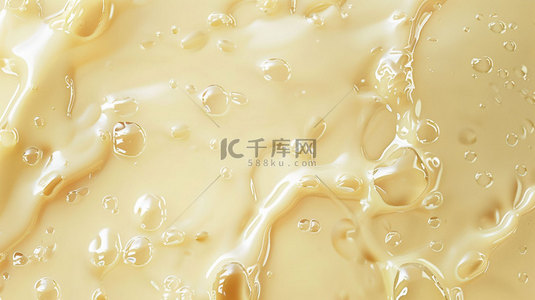 处暑牛奶背景图片_牛奶气泡特写合成创意素材背景