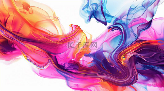 彩色创意艺术背景图片_彩色颜料艺术合成创意素材背景
