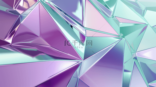 几何图形设计背景图片_紫色亮面纹理质感几何图形设计的背景