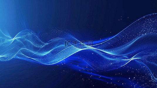 闪电蓝色背景图片_蓝色闪电线条合成创意素材背景