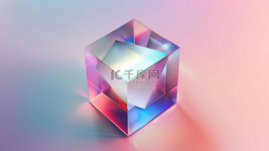 晶体logo背景图片_透明晶体璀璨合成创意素材背景
