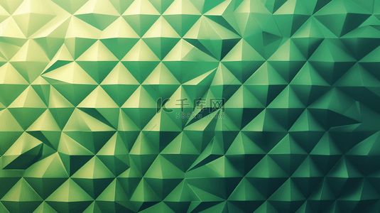 绿色折纸纹理艺术风格的商务背景