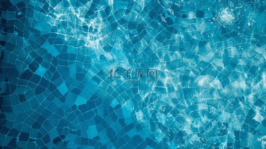 夏咸夷露台泳池背景图片_泳池涟漪清澈合成创意素材背景