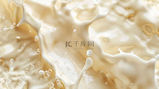 牛奶盒上的字背景图片_牛奶气泡特写合成创意素材背景