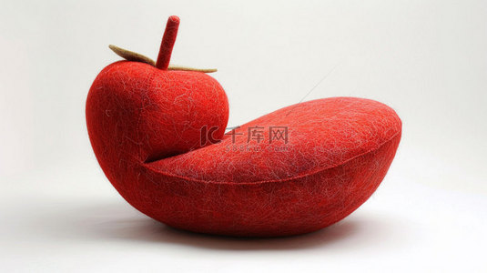 合成水果背景图片_针织水果沙发合成创意素材背景