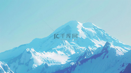 绘画山川河流合成创意素材背景