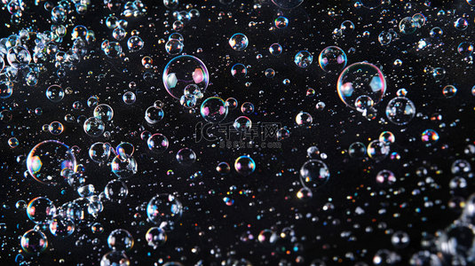 水泡背景图片_水泡分散光滑合成创意素材背景