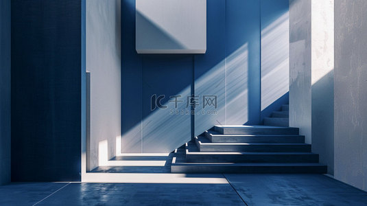 阶梯装饰背景图片_阶梯室内装饰合成创意素材背景