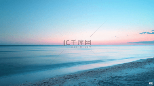 海边日出背景图片_蓝色夏季海边风景背景