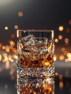 威士忌酒杯酒水饮料高清摄影图