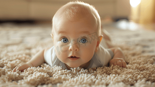 地毯上的婴儿摄影12