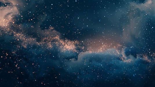夜空背景素材背景图片_繁星夜空皓月合成创意素材背景