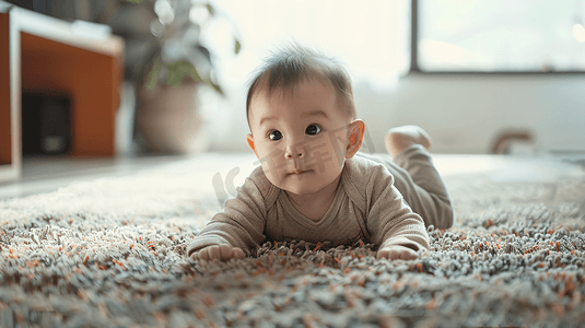 地毯上的婴儿摄影11