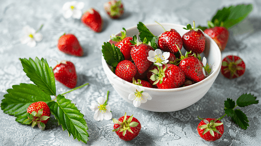 新鲜水果草莓摄影46