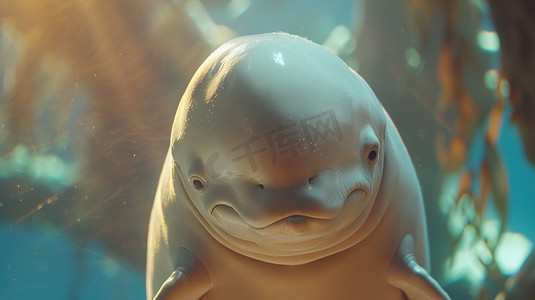 深海动物鲸鱼的摄影摄影图
