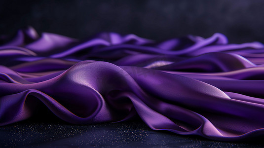 紫色幕布花朵盆栽摄影照片