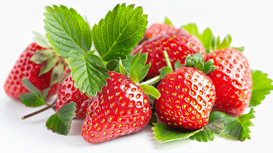 水果摄影照片_新鲜美味的水果草莓48