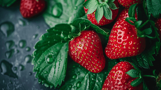 新鲜美味的水果草莓49