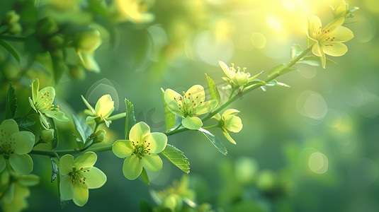 夏日里草丛中的小雏菊图片