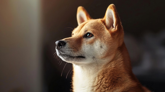 一只可爱的秋田犬图片