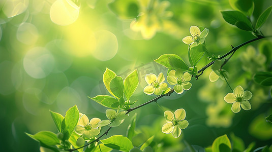 黄色的小草摄影照片_夏日里草丛中的小雏菊图片