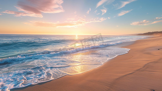 阳光沙滩摄影照片_阳光下海边沙滩的摄影高清摄影图