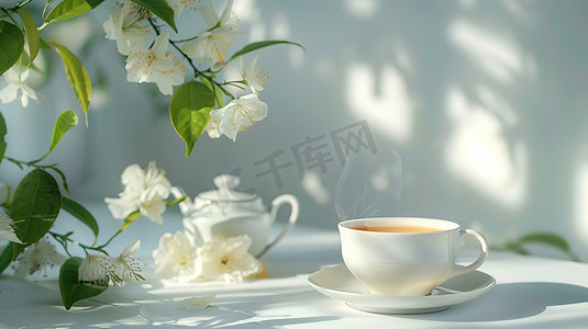 中式文艺精致茶杯的摄影摄影照片