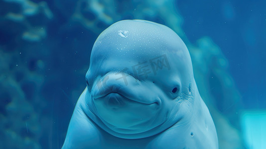 深海动物鲸鱼的摄影图片
