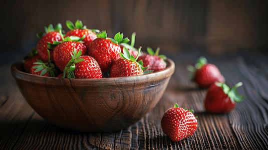 水果摄影照片_新鲜美味的水果草莓22