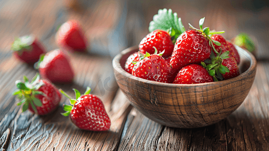 新鲜美味的水果草莓20