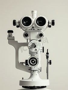 机器设备摄影照片_Phoropter临床测试机器