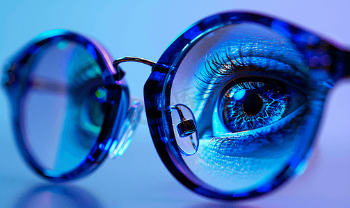 光学图片摄影照片_眼科眼科医生眼睛护理