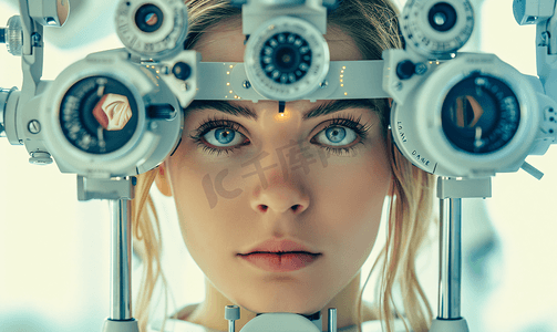 眼科考试女性