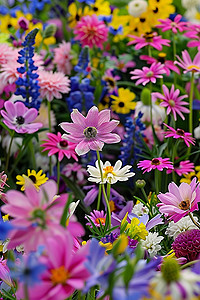 花摄影照片_盛开雏菊照片摄影图写真