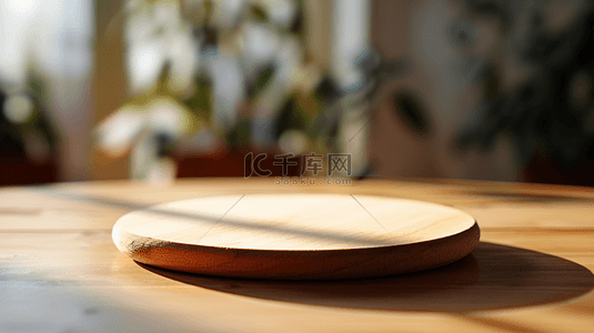 木质纹理简约背景图片_中式简约桌面上木质纹理垫板的背景