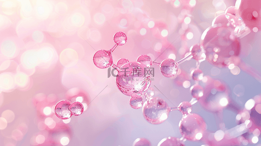 水晶圆形背景图片_粉色空间水晶球数量的背景