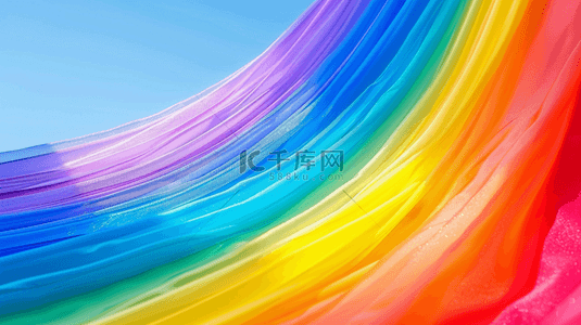 彩色的颜料背景图片_彩虹色颜料纹理艺术风格的背景