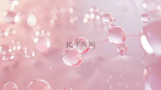粉色空间水晶球数量的背景