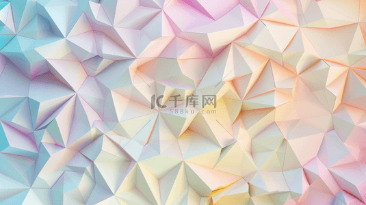 彩色折纸艺术风格图形的背景