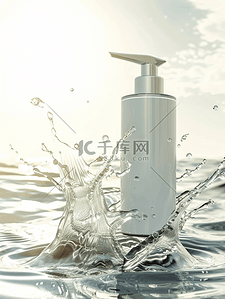 水光护肤品背景图片_精致护肤品广告拍摄的背景