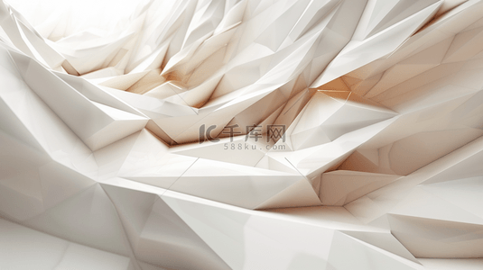 白色纹理几何图形折痕抽象商务的背景
