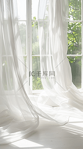 室内窗帘窗纱空间场景产品展示空间设计