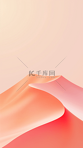 山峰抽象背景图片_橘红色抽象波纹纹理背景