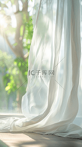 室内窗帘窗纱空间场景产品展示空间设计图