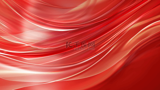 红色线条纹理流线质感艺术风格的背景