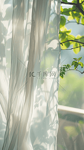 室内窗帘窗纱空间场景产品展示空间2素材