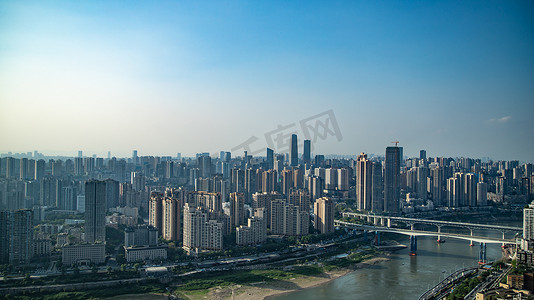 重庆高处拍摄的建筑