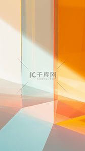 彩色果冻玻璃质感抽象概念空间7背景